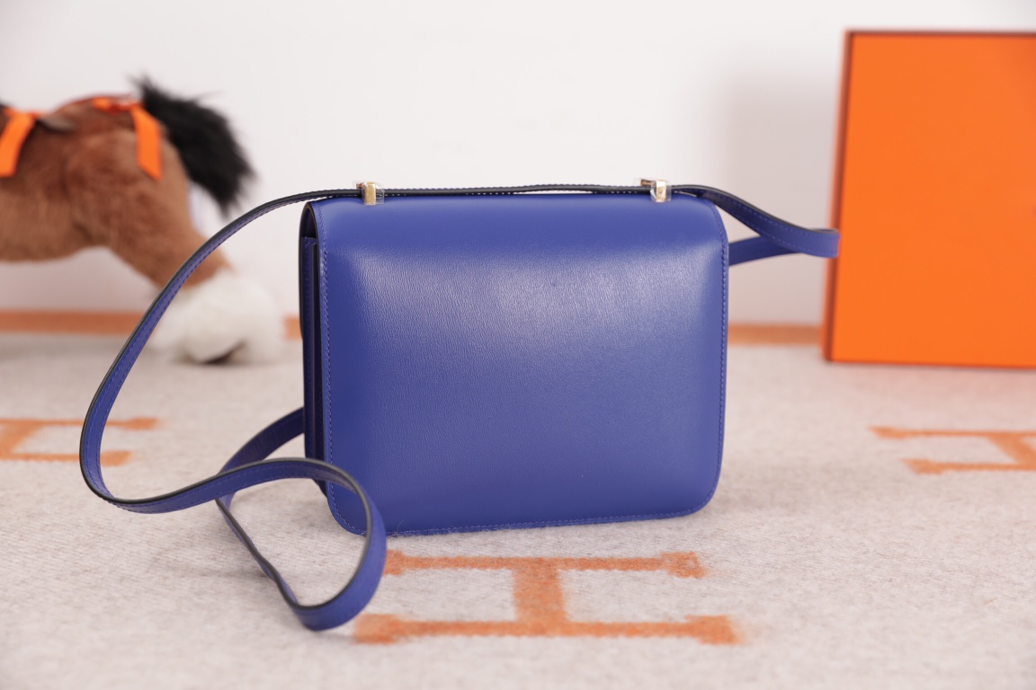 에르메스 콘스탄스18 일렉트릭블루 금장